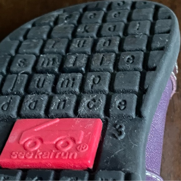 See Kai Run Purple  Mary Jane Style Toddler Shoes Size 3 - Picture 6 of 10